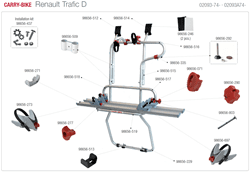 Carry-bike Renault Trafic D 02093(-/A)74-