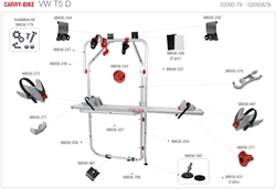 Carry-bike VW T5 D 02093(-/A)79-