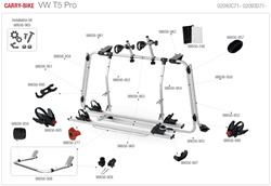 Carry-bike VW T5 Pro 02093(C/D)71-