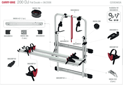 Carry-bike 200DJ Fiat DUcato < 06/2006 02093A65A