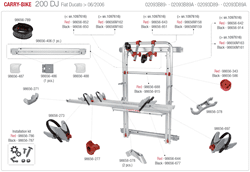 Carry-bike 200DJ Fiat Ducato > 06/2006 02093(B/D)89(-/A)