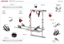 Carry-bike 200DJ Renault Master D 02093-88-