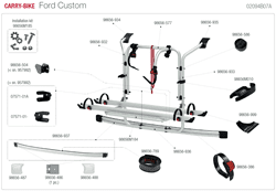 Carry-bike Ford Custom 02094B07A