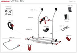 Carry-bike VW T3-T25 02093C01-