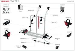 Carry-bike VW T4 D 02094-22A