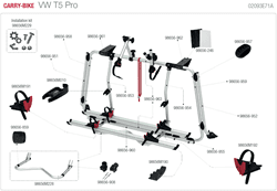 Carry-bike VW T5 Pro 02093E71A