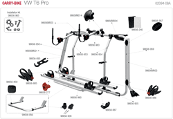 Carry-bike VW T6 Pro 02094-08A