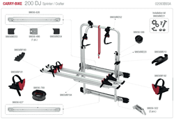 Carry-bike 200DJ Sprinter/Crafter 02093B93A