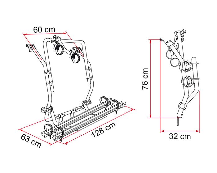 fiamma t2 bike rack